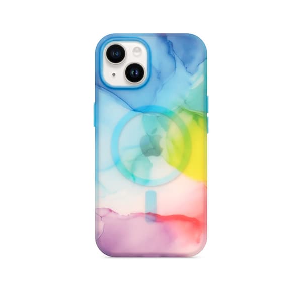 iPhone 14 Plus MagSafe Phone Case - Multicolor Abstract