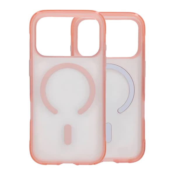 Mobilskal med Airbag och MagSafe för iPhone 17 Pro Max - Rosa