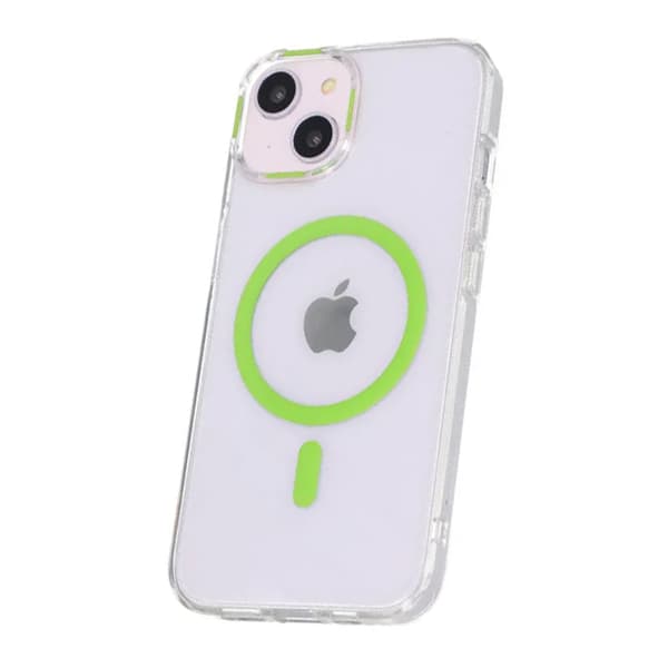 iPhone 15 Shockproof Phone Case with Magsafe - Green