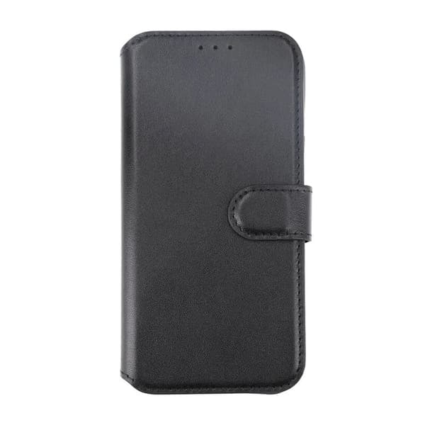 iPhone 15 Plånboksfodral Läder Rvelon - Svart