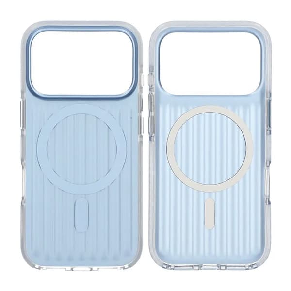 Mobile Case Corrugated Magsafe for iPhone 17 Pro - Blue