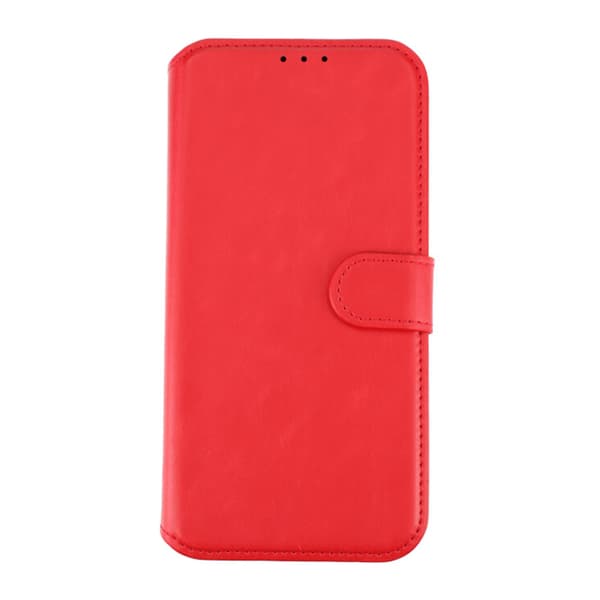 iPhone 15 Plus Plånboksfodral Magnet Rvelon - Röd
