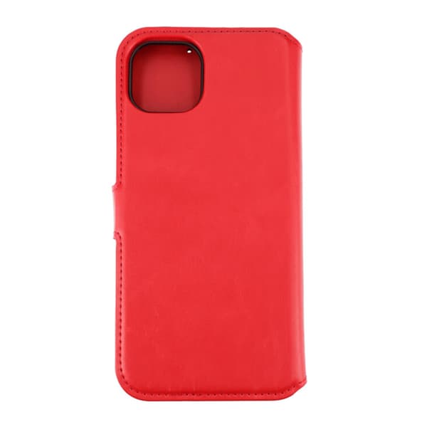 iPhone 15 Plus Plånboksfodral Magnet Rvelon - Röd