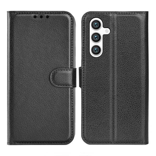 Samsung Galaxy S24 Plus Wallet Case with Stand - Black