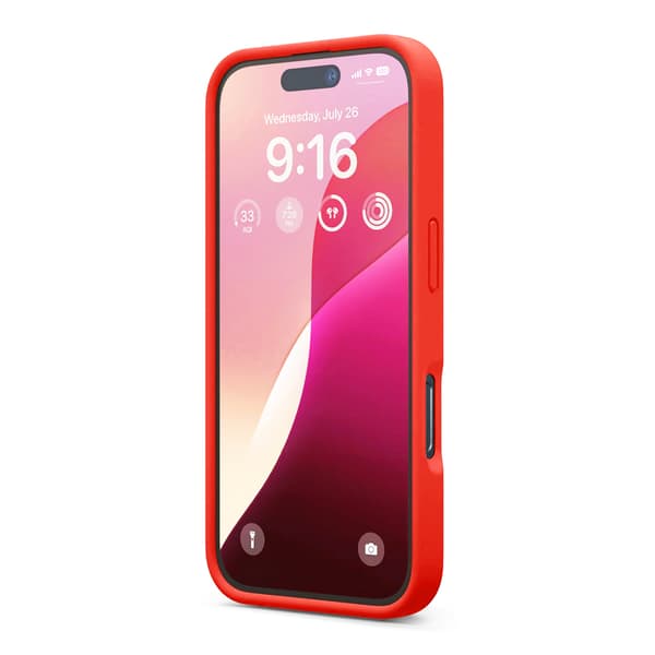 iPhone 16 Pro Max Case - Silicone Rvelon Red