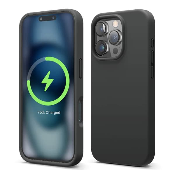 iPhone 16 Pro Max Case - Silicone With Magsafe Rvelon Black