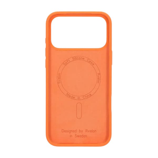 iPhone 17 Pro Max Case - Silicone With Magsafe Rvelon Cosmic Orange