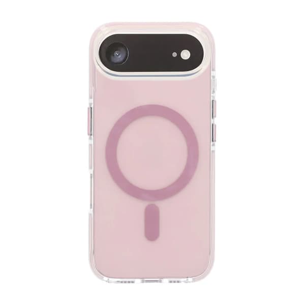 Mobilskal Magnet Dubbelskydd för iPhone Air - Rosa
