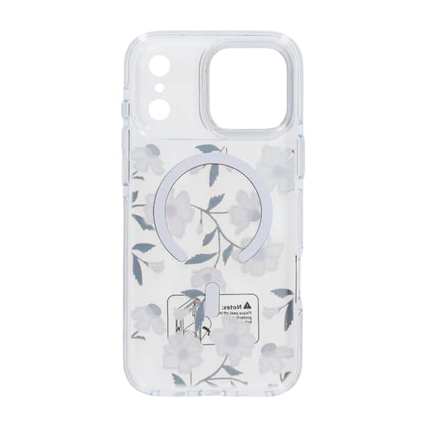 Case Magsafe for iPhone 17 Pro Max - Transparent flowers and twigs