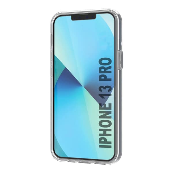 iPhone 13 Pro Case with Card Holder TPU - Transparent