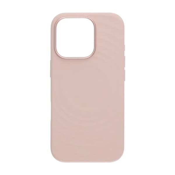 Silicone Mobile Case for iPhone 16 Pro - Pink with Camera Protection