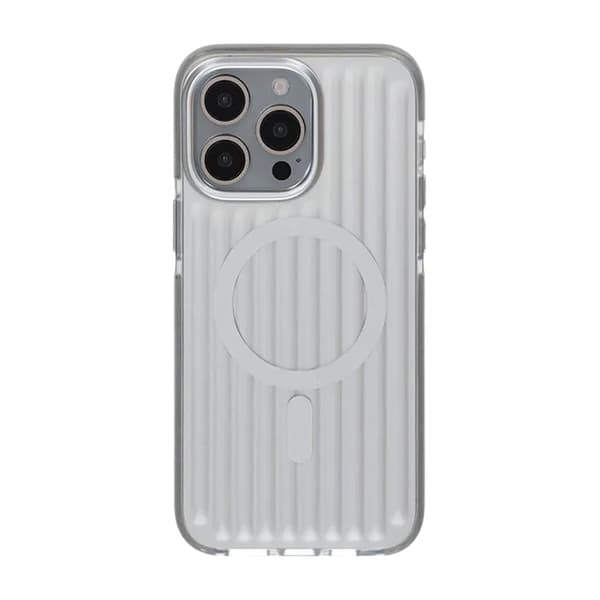 Patterned TPU Case for iPhone 15 Pro Max with MagSafe - Silver