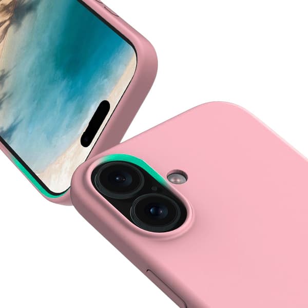 iPhone 17 Case - Silicone With Magsafe Rvelon Powder Pink