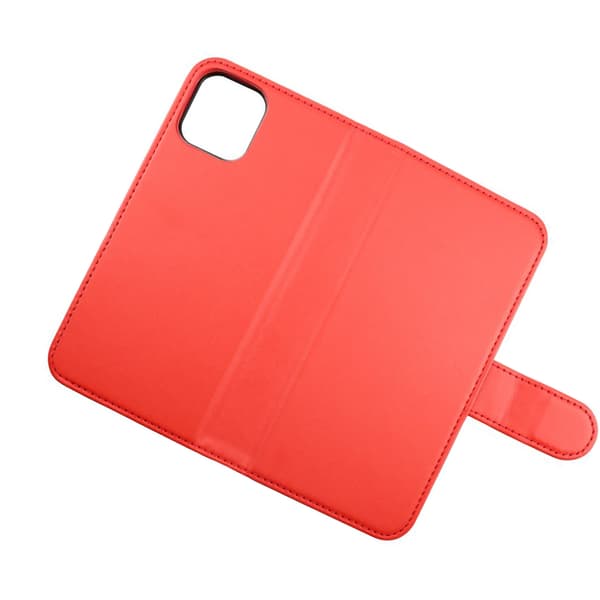 iPhone 13 Mini Plånboksfodral Magnet Rvelon - Röd