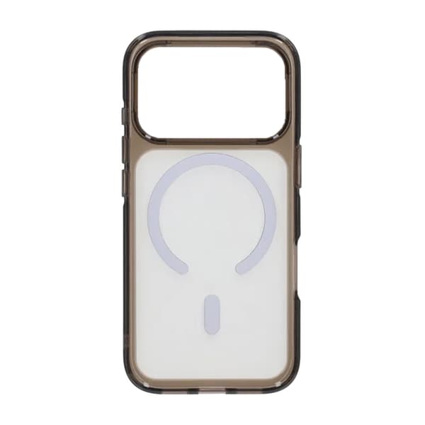 Mobilskal TPU Magsafe för iPhone 17 Pro Max - Svart Transparent