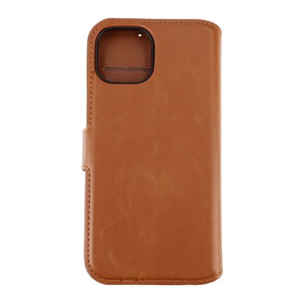 RV Magnetic Wallet Case iPhone 15 Brown