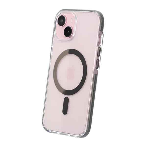 iPhone 15 Mobile Case Magnet Double Protection - Gray