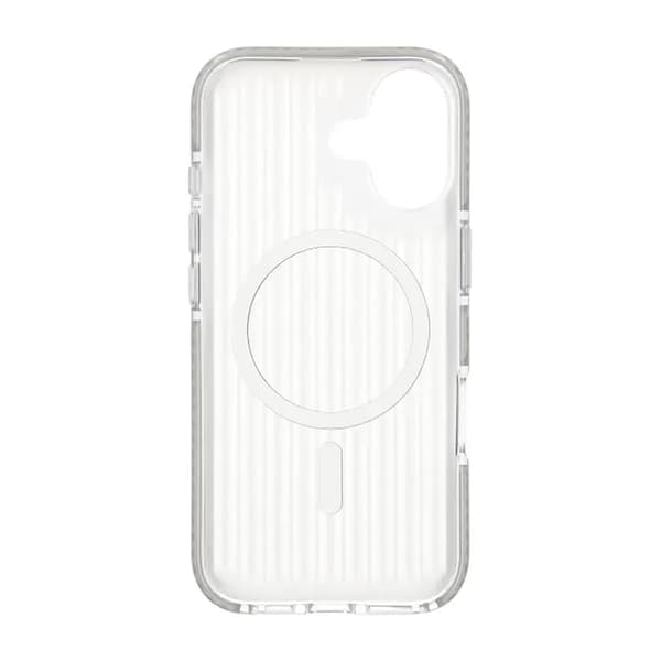 Mobilskal Korrugerad Magsafe för iPhone 17 - Silver