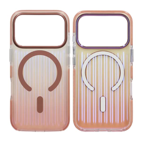 Mobilskal Korrugerad MagSafe för iPhone 17 Pro Max - Roséguld