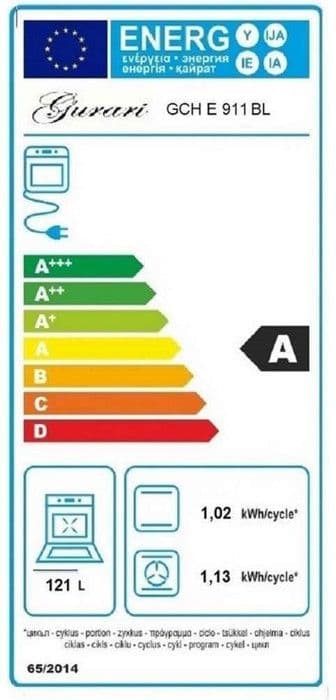 Elspis - GURARI - 912 BL - 90cm - Glaskeramisk - Multifunktionell ugn