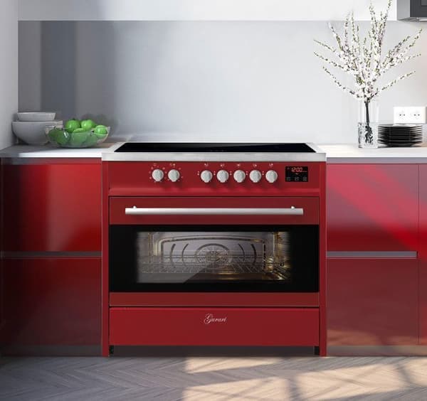 Induktionshäll - GURARI - E 913 R - 90 cm - Röd - Induktionsspis