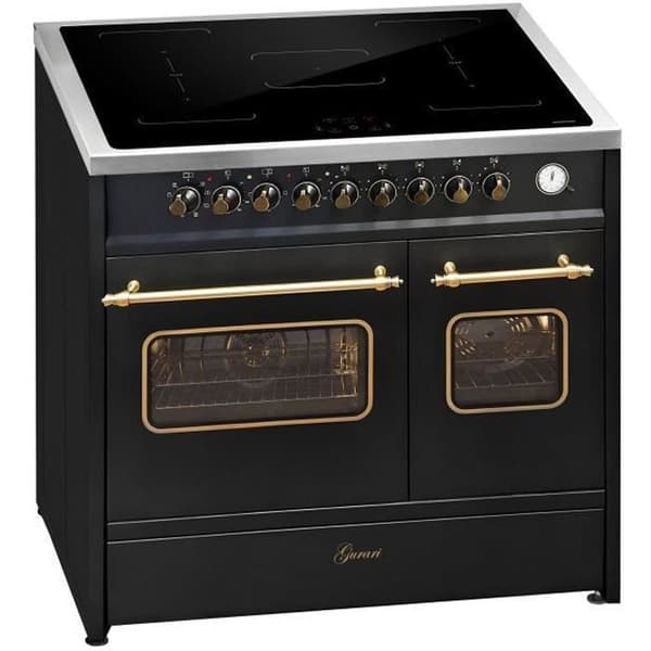 GURARI E 913 DF RU BL Spis Induktion 90 cm 5 zoner 2 ugnar
