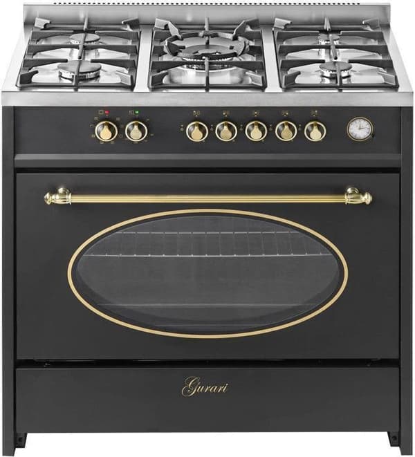 Gasköks - GURARI - GCH E 914 Bl r - Retro - 90 cm - Multifunktionsugn