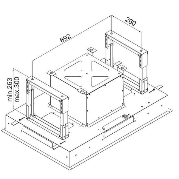 Köksfläkt - KAUFMANN - Tegmento 90 WH - 90 cm - 850 m³/h - Tyst