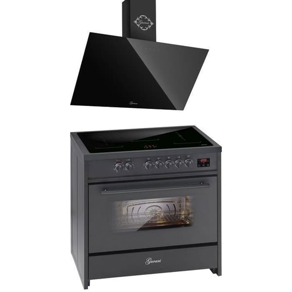 Induktionsspis - GURARI - E 913 BL - 90 cm - 121L - 5 Flex-zoner