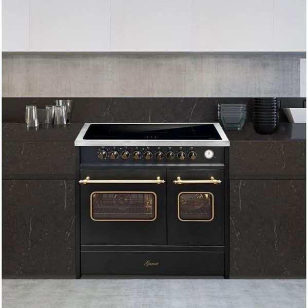 GURARI E 913 DF RU BL Spis Induktion 90 cm 5 zoner 2 ugnar