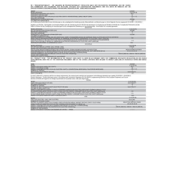 Induktionshäll - GURARI - E 913 RU BL - 90 cm - 121L - 5 zoner med booster