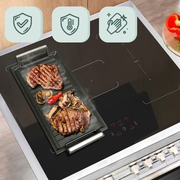Induktionsspis - GURARI - GCH E 913 - 90 cm - 121 L - 5 induktionszoner