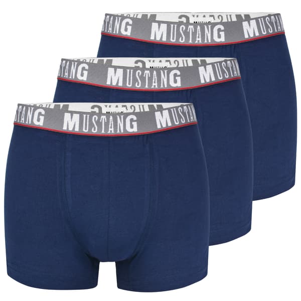 MUSTANG underkläder boxershorts herr, 3 pack bomull stretch L