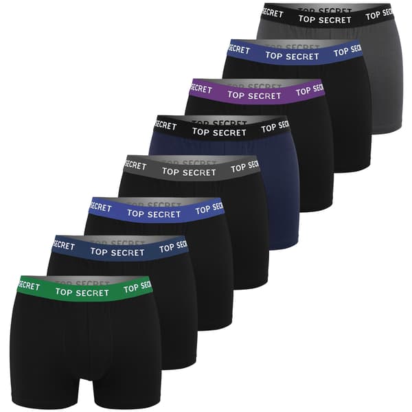 TOP SECRET Herr Boxershorts 8 st Bomull