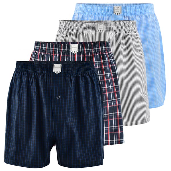 Lee Cooper herrboxershorts i löst snitt bomull, 4pack M