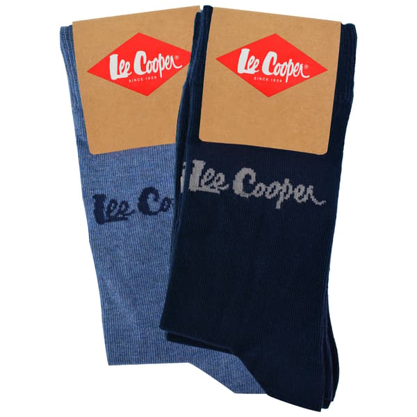 LEE COOPER herrestrømper 6 pak bomuld farvemix 43/46