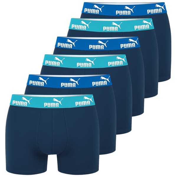 PUMA underkläder boxershorts herr 6 pack bomull stretch L