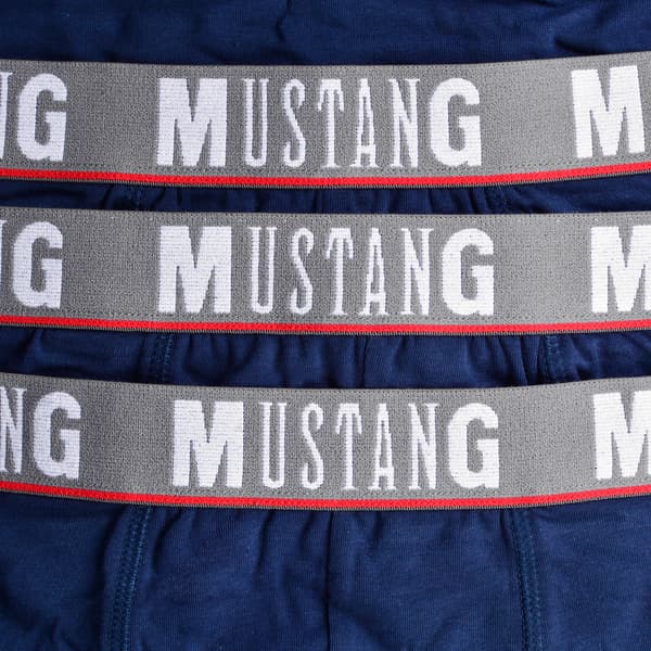 MUSTANG underkläder boxershorts herr, 3 pack bomull stretch L