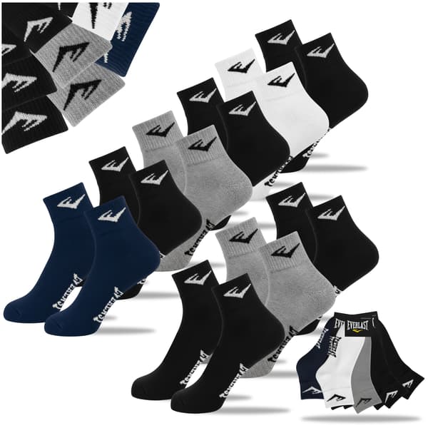 EVERLAST herr strumpor 9 pack bomull farmix 43-46