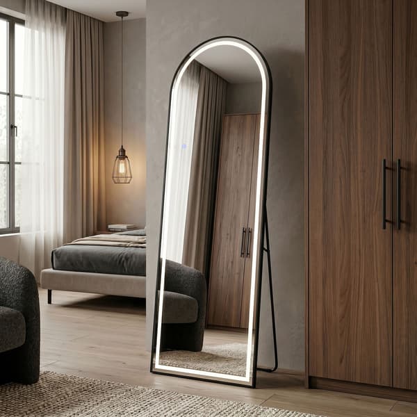 LED-SPEJL Orbit 50x160cm Black