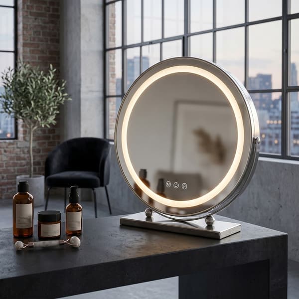 LUSTRO LED MAKE-UP Chrome 40 cm