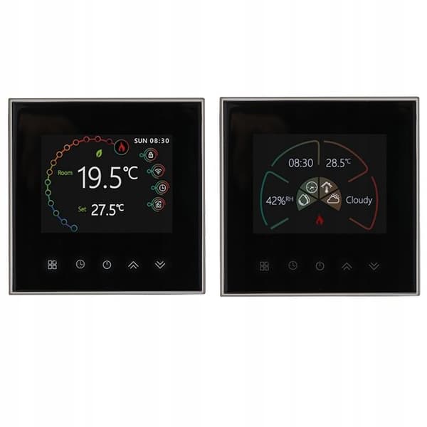 Termostat WiFi LCD - ARHATREYA - Elektrisk Värme - Programmerbar - Precision 1°C