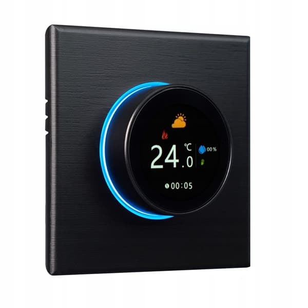 Termostat WiFi - ARHATREYA - 4,8 tommer LCD-skærm - Programmerbar - Elektrisk - Moderne design