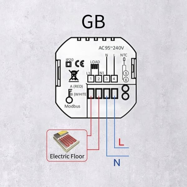 Thermostat Zigbee - ARHATREYA - Programmerbar - Elektrisk Uppvärmning - Multi-Lägen Hub
