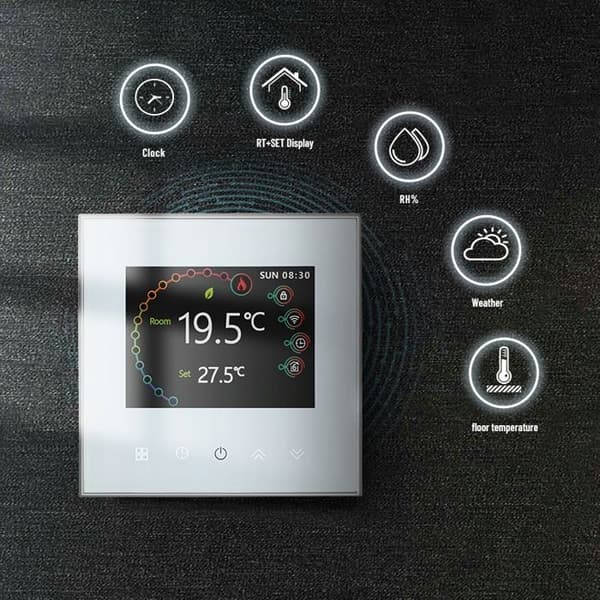 WiFi-termostaatti - ARHATREYA - BHT-2002 GALW HVAC - Ohjelmoitava - Etäohjaus - Zigbee