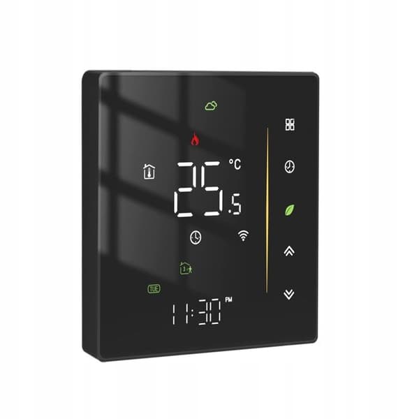 Thermostat Zigbee - ARHATREYA - GC Boler - Vatten-/Gasvärme - Programmerbar - Vit