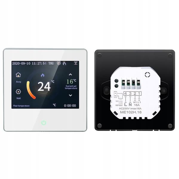 Smart Wi-Fi Termostat - ARHATREYA - Berøringstastatur - Stemmestyring - 16A - Programmerbar