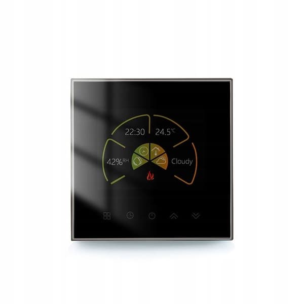 Elektrisk Termostat - ARHATREYA - BHT 2002 GBLW - WiFi - Programmérbar - LCD Farve