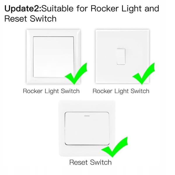 Zigbee-switchmodul - MOES - Zigbee 3.0 - Kompatibel med Alexa & Google Home - Sæt af 2 - Stemmestyring