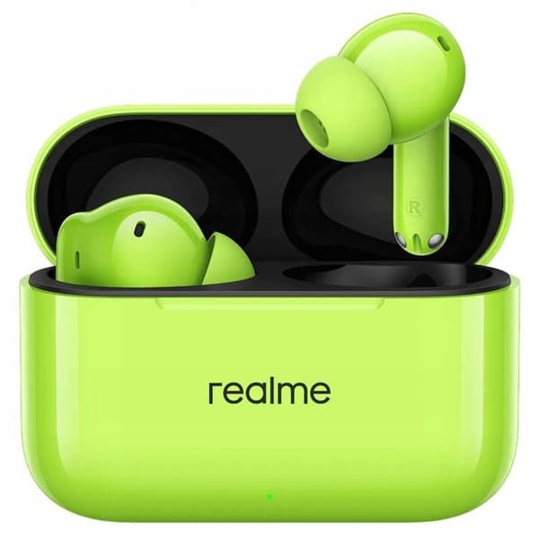In-ear høretelefoner - REALME - T200 - Bluetooth - ANC - IPX5 - Grøn